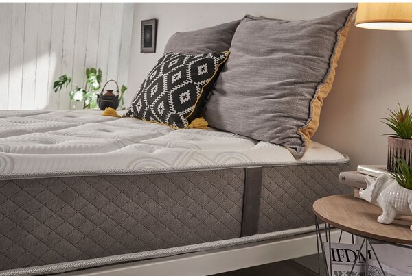 Materasso in schiuma bifacciale duro/medio duro 160x200 cm Platinum Classic - Moonia