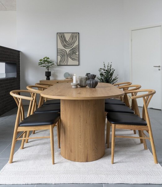 Tavolo da pranzo effetto pioppo 100x210 cm Boavista - House Nordic