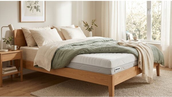 Materasso bifacciale in schiuma media/straordinaria 180x200 cm BonLife HARD - BENAB