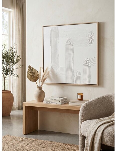 Dipinto dipinto a mano con cornice inclusa/dipinto su tela 83x83 cm Texture – Bizzotto
