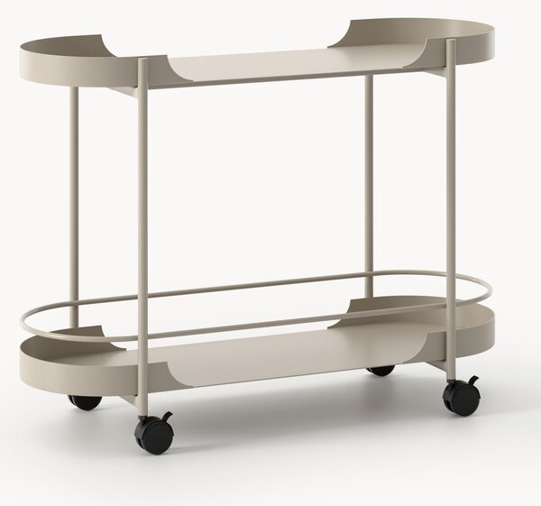 Carrello di servizio in metallo Taru