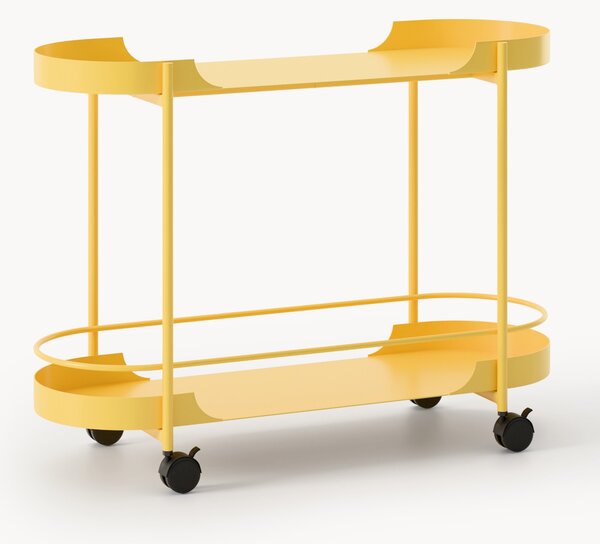 Carrello di servizio in metallo Taru