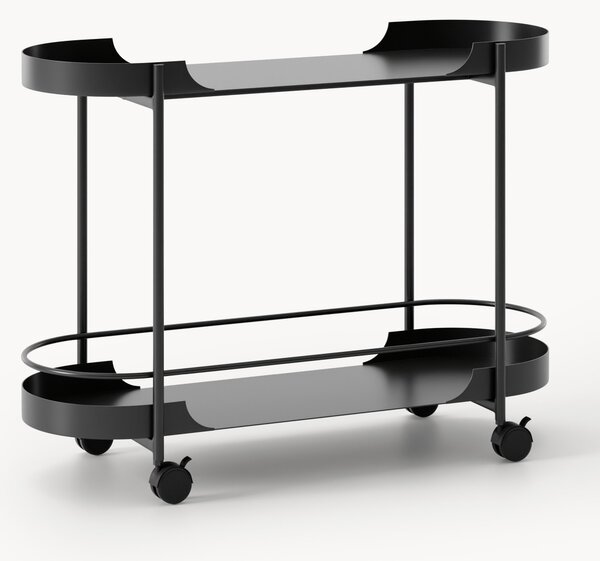 Carrello di servizio in metallo Taru