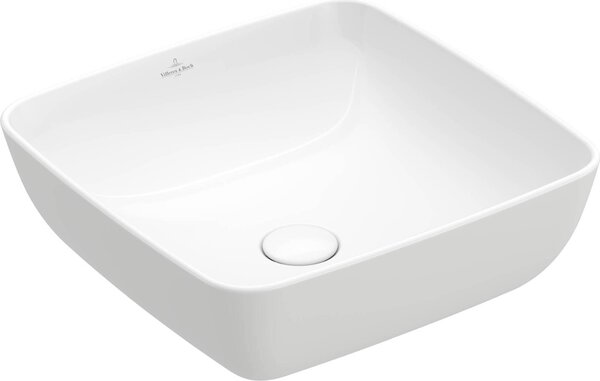 V+B Aufsatzwaschtisch Artis 410x410mm ohne Überlauf weiss