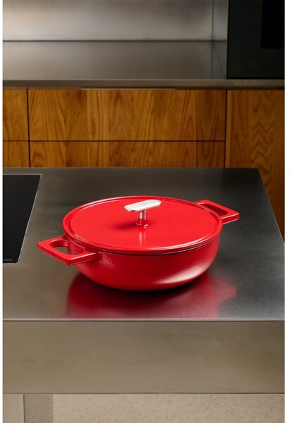 Padella in ghisa con coperchio ø 26 cm tegame Mattia 3.0 – FABINI