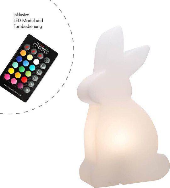 Luce da giardino "Shining Rabbit" 70 incl. LED RGB E27 + telecomando