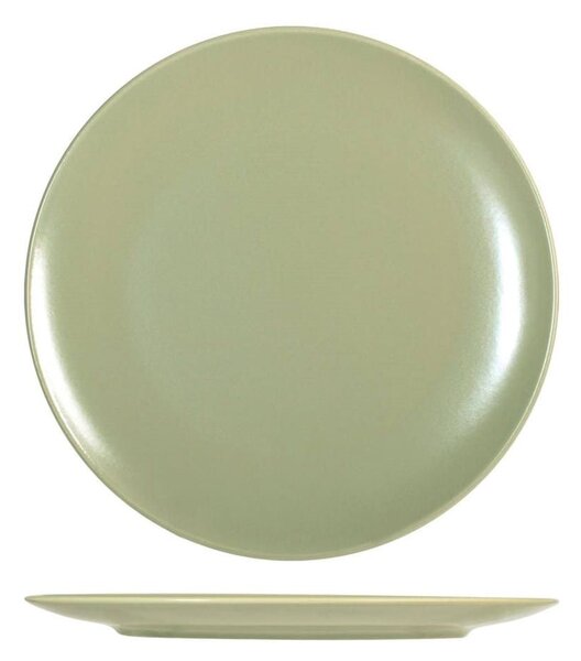 Set 6 piatti frutta Denver in stoneware green 20 cm