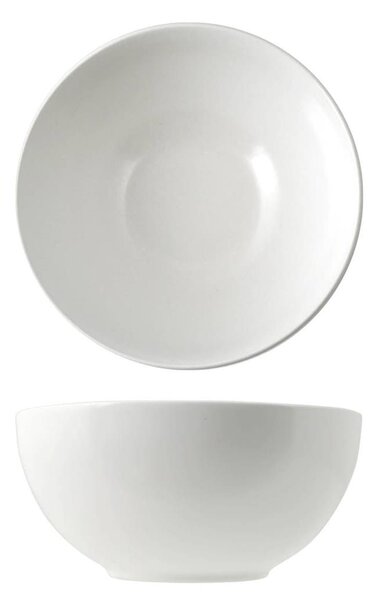 Set 6 coppette Denver in stoneware bianco 16 cm