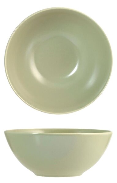 Set 6 coppette Denver in stoneware green 16 cm