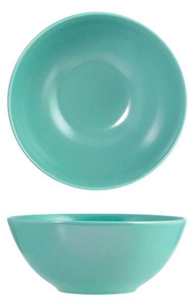 Set 6 coppette Denver in stoneware lightblue 16 cm