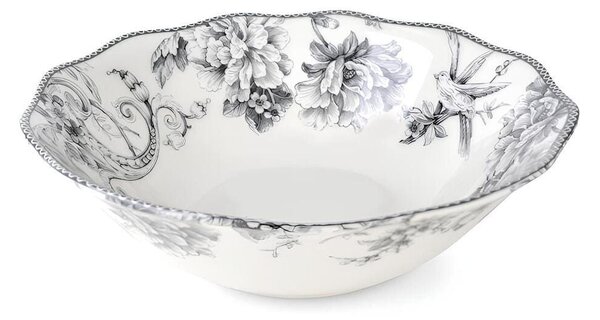 Insalatiera Mayfair in porcellana decorata cm 25,5