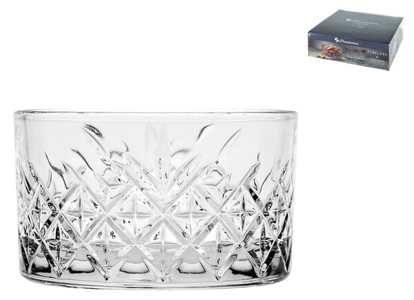 Set 4 coppe dessert Timeless in vetro cl 22,5