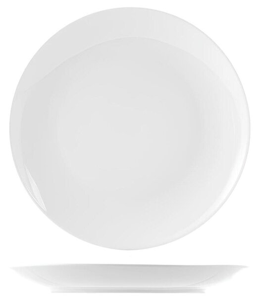 Piatto tondo Sweden in porcellana bianca cm 30