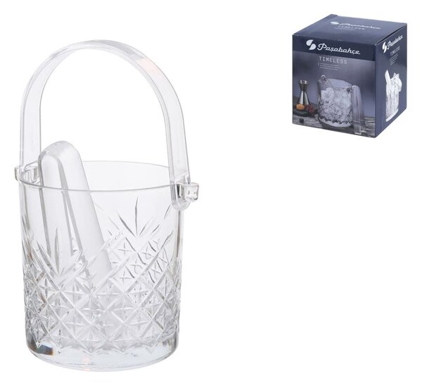 Secchiello ghiaccio Timeless in vetro e plastica trasparente