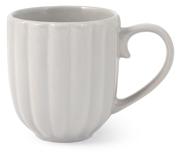 Set 6 tazze mug Lotus in stoneware grigio cc 350