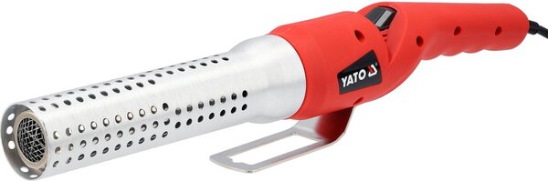 Accenditore elettrico per barbecue Yato da 2000 W – Accenditore ad aria calda fino a 600 °C per barbecue, caminetti, carbone e legna – Accenditore elettrico per carbone da 230 V senza accenditori chimici
