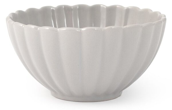Set 6 coppette Lotus in stoneware grigio cm 14