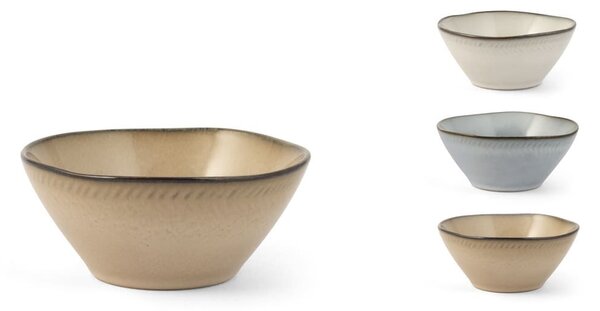 Set 6 coppette Antibes in stoneware assortite cm 10x4,5h
