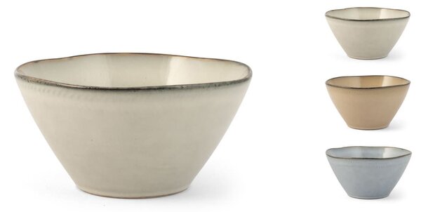 Set 6 coppette Antibes in stoneware assortite cm 14x7,5h
