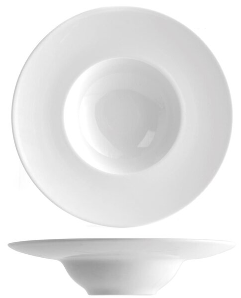 Piatto K-Bowl Napoli in porcellana bianca cm 27