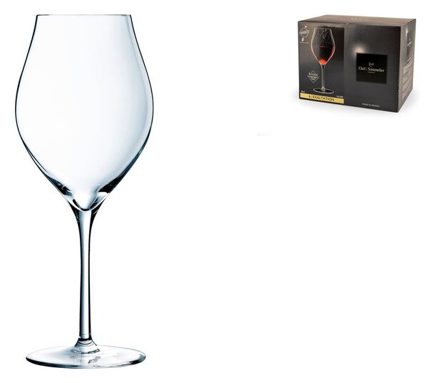 Set 6 calici Exaltation in vetro sonoro superiore trasparente cl 55