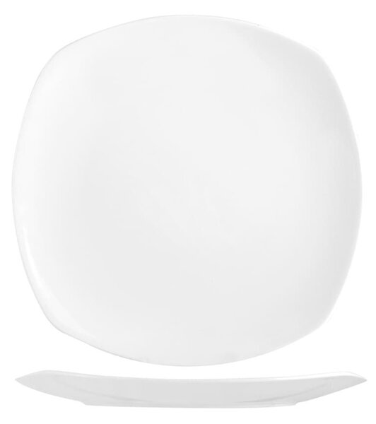 Piatto frutta Quadro in bone china 21 cm