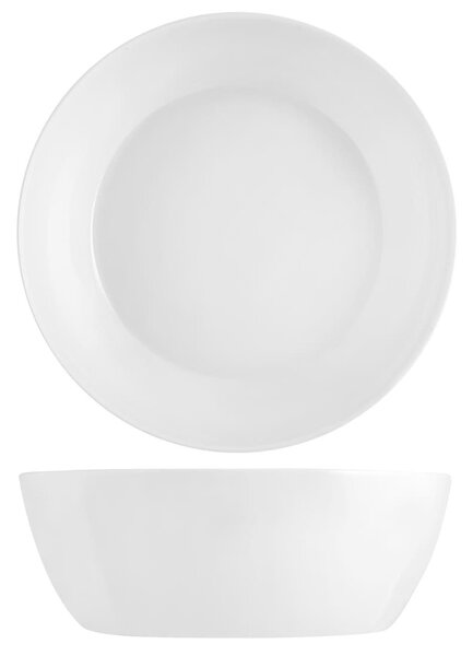 Insalatiera Quadro in bone china 22,5 cm