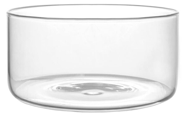 Confezione 6 coppe Nuvola in vetro borosilicato trasparente cm12x5h