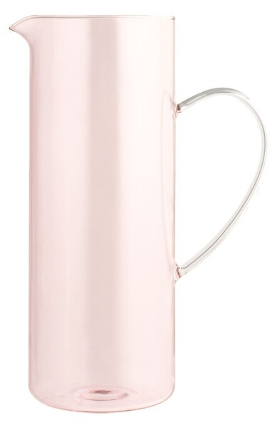 Brocca Daylight in vetro borosilicato rosa lt 1,25