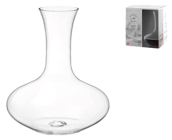 Decanter Electra in vetro trasparente Lt 1,6