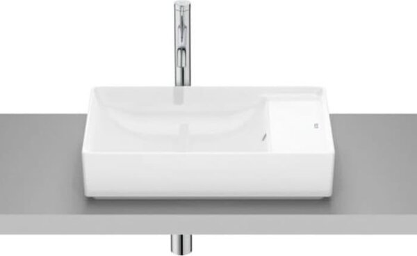 Laufen Roca Ona, lavabo WT, rettangolare, senza foro rubinetto, scarico a destra, 550x345, bianco, 1 pz