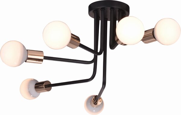 Candellux SPILL lampadario 36-56542 nero