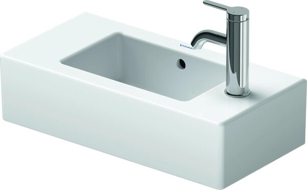 Lavabo Duravit Vero 50cm, trou pour robinet à droite, 0703500008, 0703500008