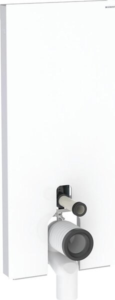 Geberit Monolith module sanitaire pour WC au sol, 114cm, entrée deau derrière au centre, avec coude de raccordement P, 131.033.Si.5, 131.033.Si.5