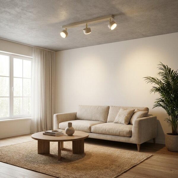 Brilagi - Faretto LED MONO 3xGX53/12W/230V beige
