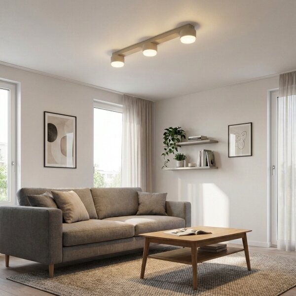 Brilagi - Faretto LED MONO 3xGX53/12W/230V beige