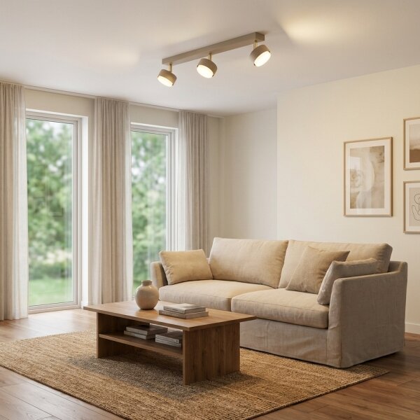 Brilagi - Faretto LED MONO 3xGX53/12W/230V beige