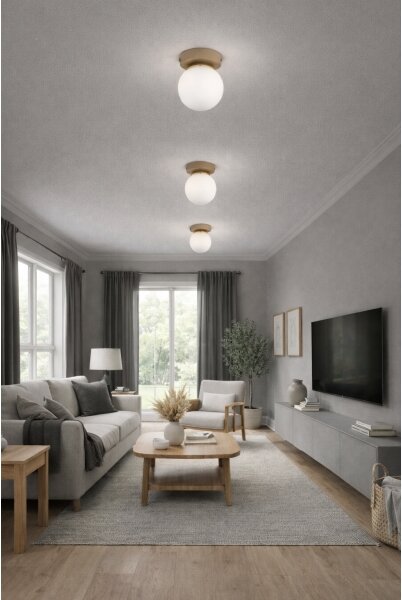 Brilagi - Faretto MILO ECRU 1xE27/60W/230V beige/oro