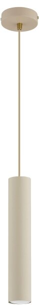 Brilagi - Lampadario sospeso a cavo TUBE 1xGU10/15W/230V beige/oro