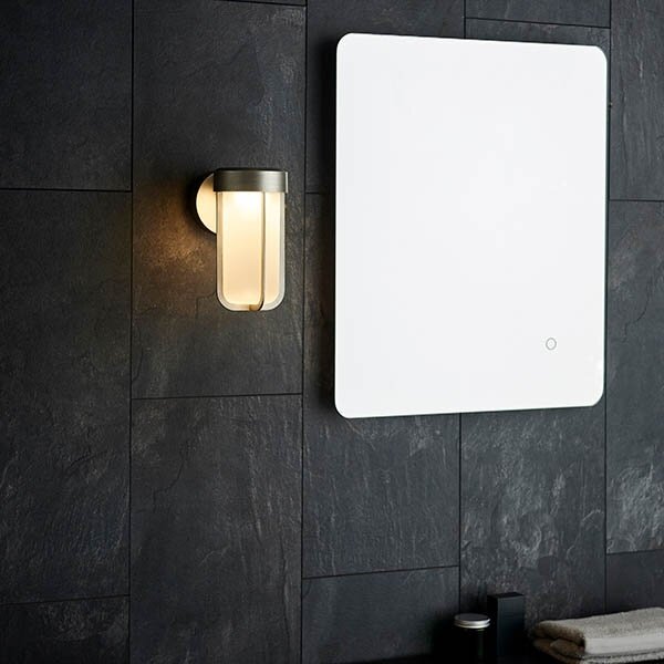 Endon 94990 - Lampada da parete per bagno LED/8W/230V IP44 2700K cromo opaco