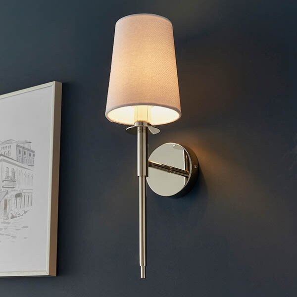 Endon 92949 - Lampada da parete 1xE14/6W/230V bianco/cromo lucido