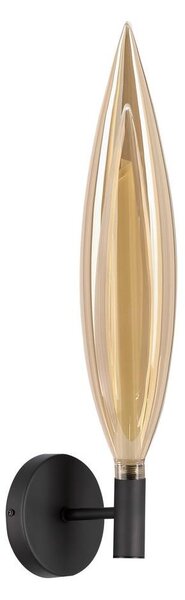 Applique NORDIC 1xG9/5W/230V nero/beige fumé