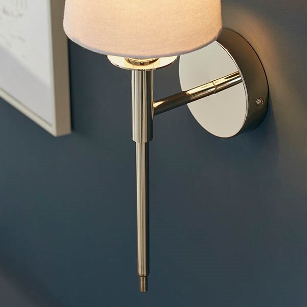 Endon 92949 - Lampada da parete 1xE14/6W/230V bianco/cromo lucido