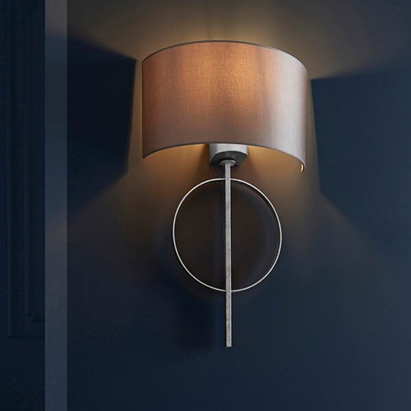 Endon 95214 - Lampada da parete 1xE27/10W/230V grigia
