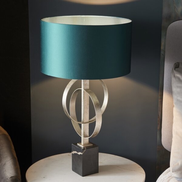 Endon 95225 - Lampada da tavolo 1xE27/10W/230V blu/grigio/nero