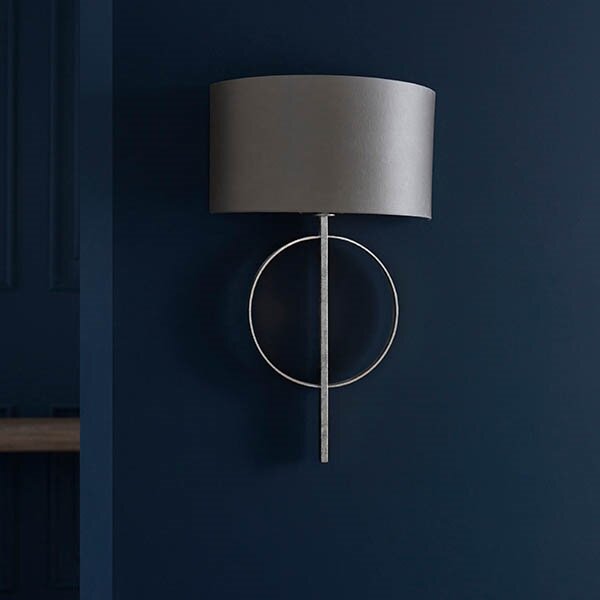 Endon 95214 - Lampada da parete 1xE27/10W/230V grigia