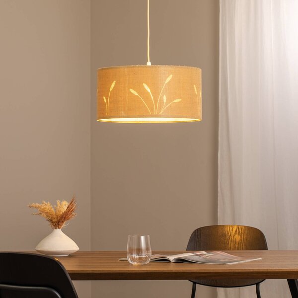 Lampada a sospensione Boho Auris Maco Design, dimmerabile, Soggiorno / Sala da pranzo, Tessuto / Stoffa / Seta, Lampada a sospensione