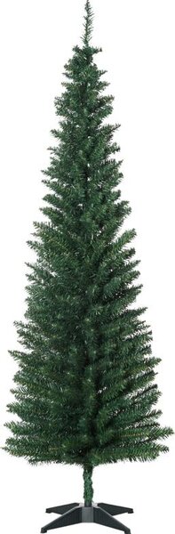 Fortuna Lai Albero di Natale artificiale Abete artificiale, incl. supporto Stella di Natale 1,8 m, verde