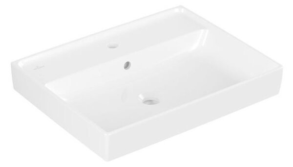 Villeroy & Boch Collaro lavabo, 1 trou pour robinet, avec trop-plein, dessous poncé, 600x470mm, 4A336G01, 4A336G01