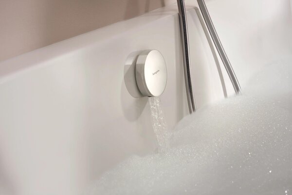 Hansgrohe: rubinetto per vasca, set di scarico e troppopieno, set completo, cromato, 1 pz